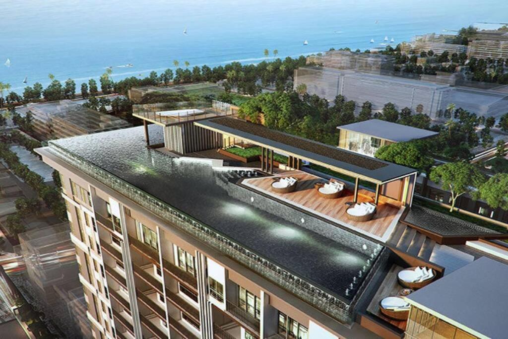 The Base Condo Center Of Pattaya Rooftop Swimming Pool 外观 照片